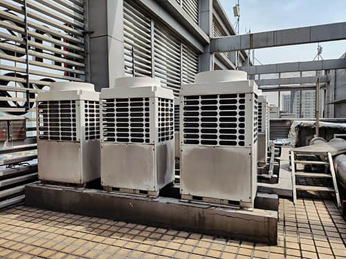 屋頂空調機組震動噪聲大,不切管道不抬設備方案這樣做! 屋頂空調機組震動噪聲大,不切管道不抬設備方案這樣做!